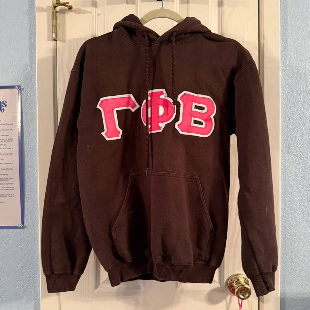Gamma Phi Beta Letter Sorority Hoodie